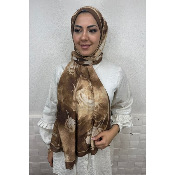 Desenli Bambu Şal 036K